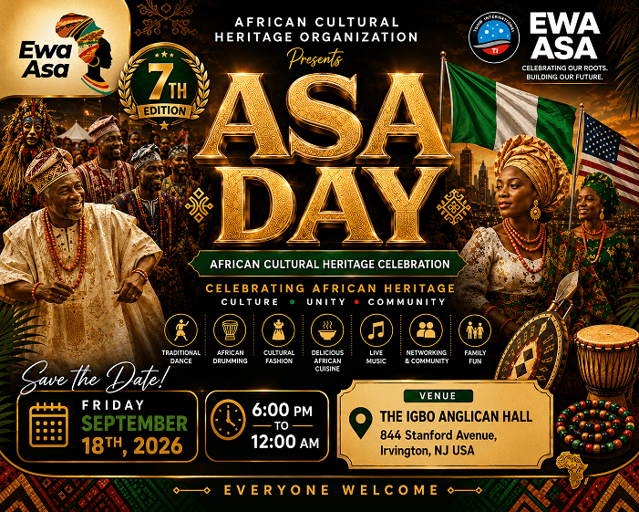 ASA DAY 2026 – 7th African Cultural Heritage Celebration